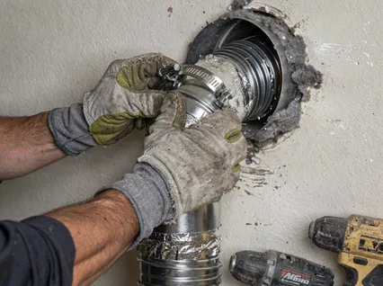 Dryer Vent Hose Installation in The Villages