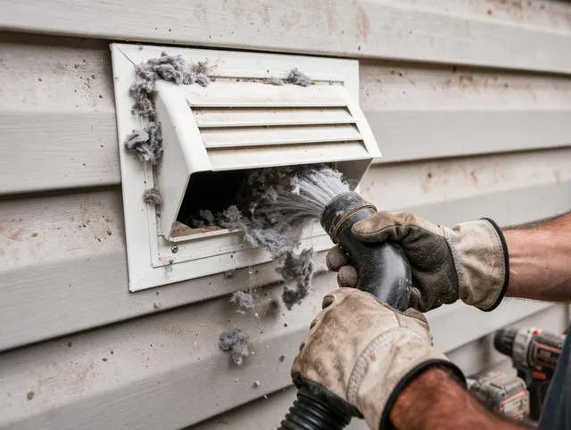 Professional dryer vent cleaning by The Villages Dryer Vent Cleaning in The Villages