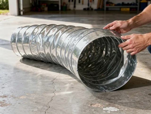 The Villages Dryer Vent Cleaning specialist using advanced equipment for thorough duct cleaning in The Villages