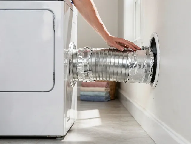 Professional dryer vent hose installation by The Villages Dryer Vent Cleaning in The Villages