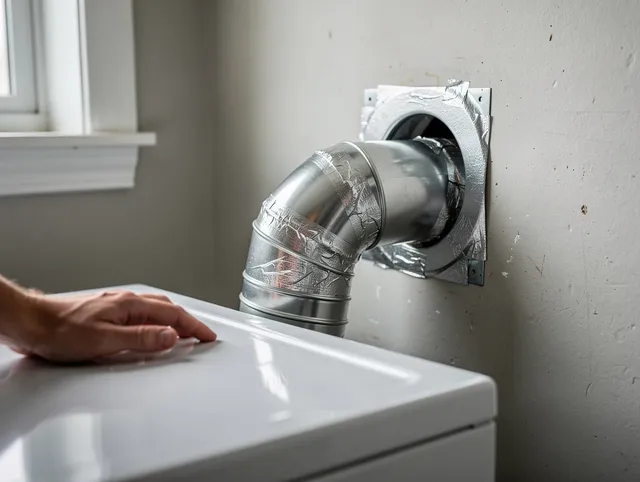 The Villages Dryer Vent Cleaning expert performing professional dryer vent repair and installation in The Villages