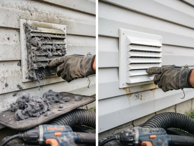 Residential dryer vent cleaning by The Villages Dryer Vent Cleaning in The Villages